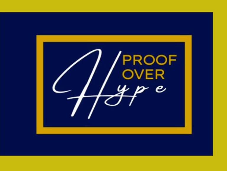 Proof Over Hype logo