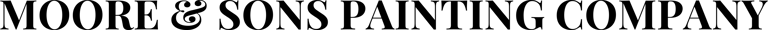 Moore & Sons Painting Company logo