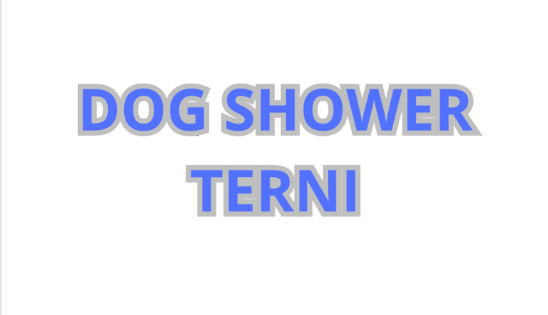 dog shower terni logo