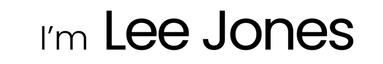 I'm Lee Jones logo