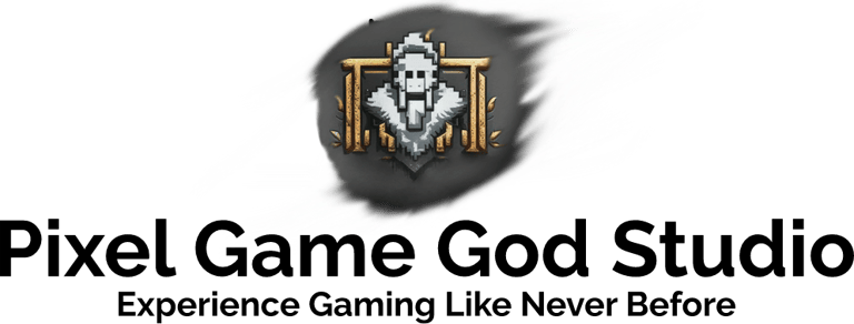 Pixel Game God Studio logo