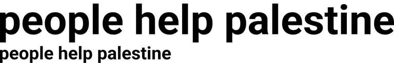 HELP PEOPLE PALESTINE logo