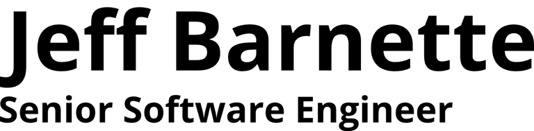 Jeff Barnette - Senior Software Engineer logo