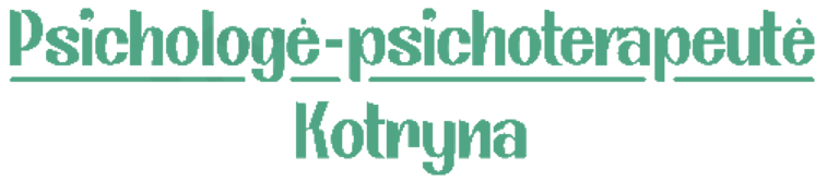 Psichologė-psichoterapeutė Kotryna logo