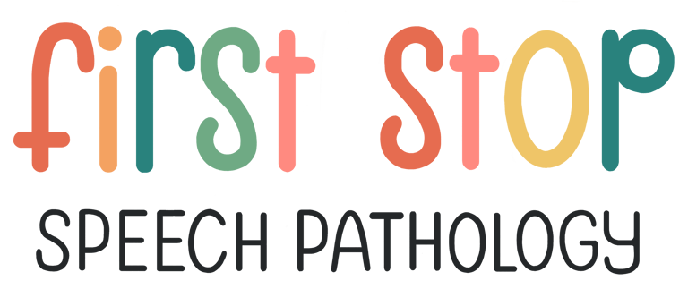 First Stop Speech Pathology logo