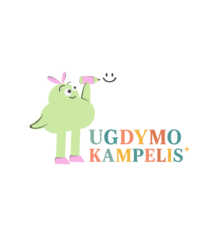 UGDYMO KAMPELIS logo