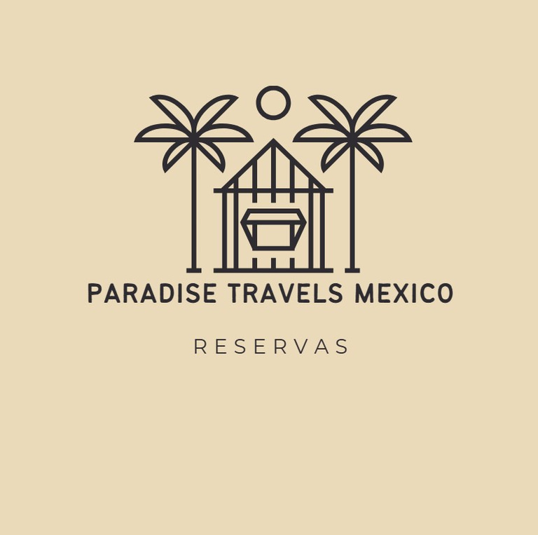 PARADISE TRAVELS MEXICO logo