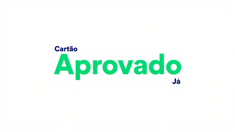 Cartão Aprovado Já logo