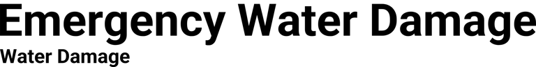 Emergency Water Damage logo