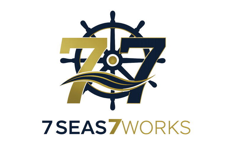 7seas7works logo