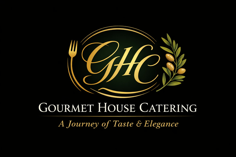 gourmet house catering logo
