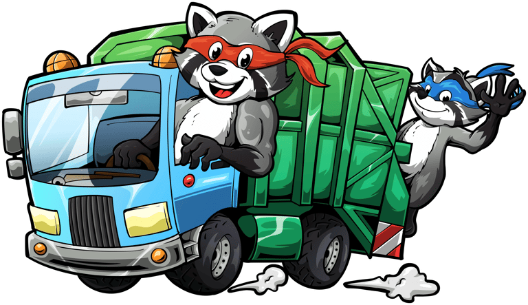 Trash Pandas Junk Removal logo