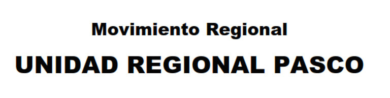 Organización Política UNIDAD REGIONAL PASCO logo