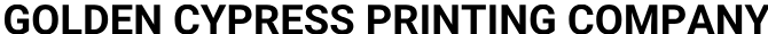 GOLDEN CYPRESS PRINTING COMPANY logo