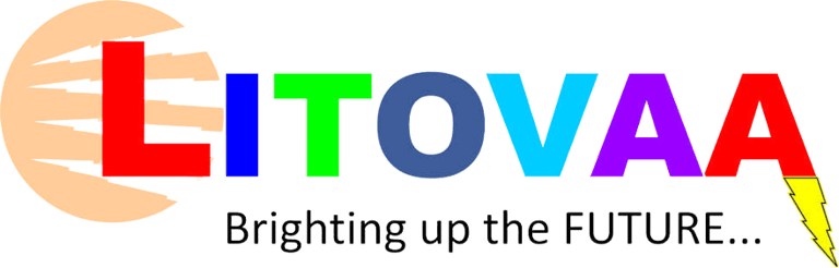 Litovaa Lighting- Brightening up the Future. logo