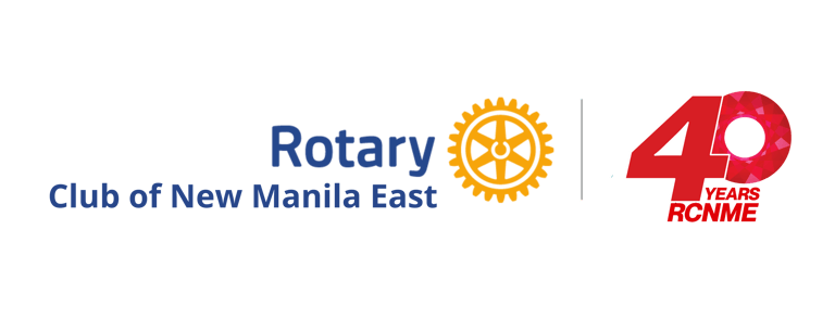 The Rotary Club of New Manila East logo