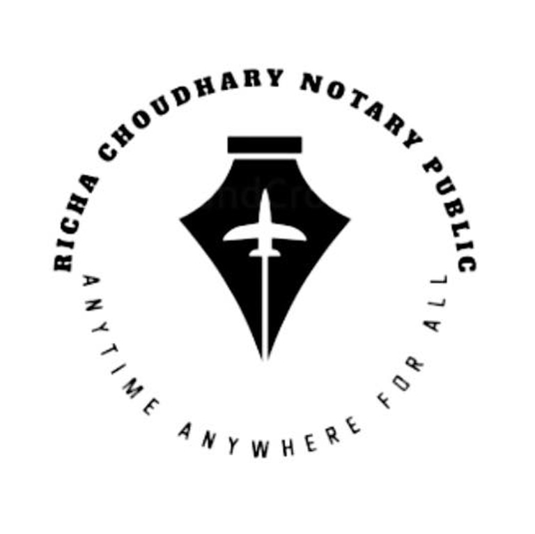 Richa Choudhary Mobile Notary Public logo