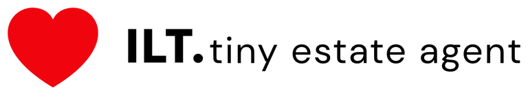 I Love Tiny tiny estate agent logo