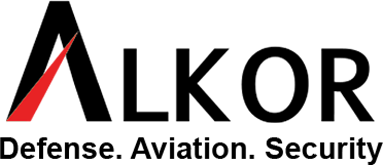 ALKOR DEFENSE AVIATION SECURITY logo
