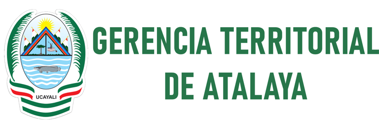Gerencia territorial de atalaya logo