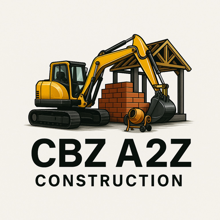 CBZ A2Z CONSTRUCTION logo