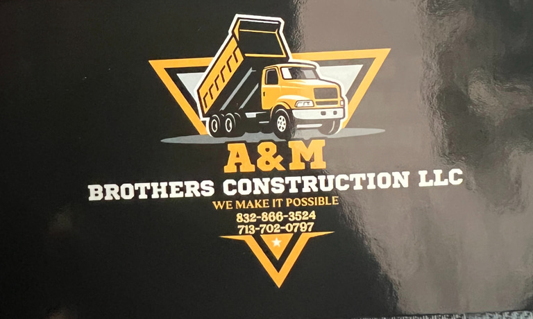 A&M brother's construction LLC logo