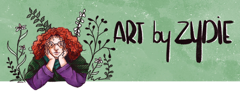 Art by Zydie logo