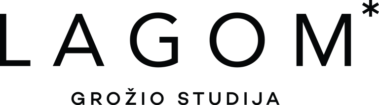 LAGOM* grožio studija logo