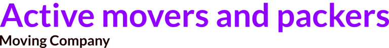 Active movers and packers logo