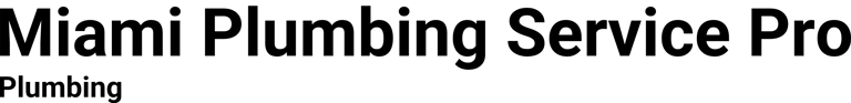 Miami Plumbing Service Pro logo