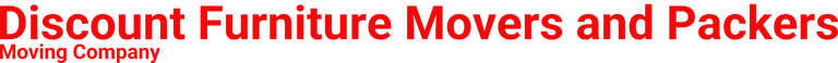 Discount Furniture Movers and Packers logo