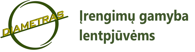 Diametras - įrengimų gamyba lentpjūvėms logo