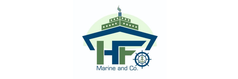 H.F Marine and CO. logo