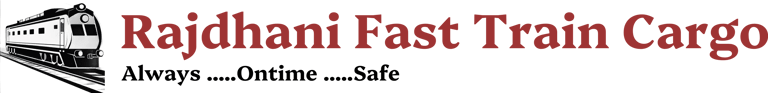 Rajdhani Fast Train Cargo and Parcels logo