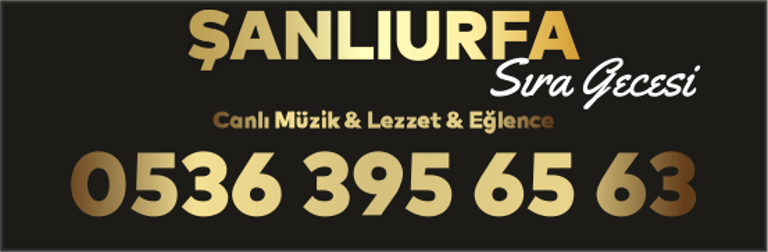 Urfa Sıra Gecesi - 0536 395 65 63 logo