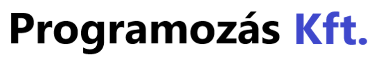 Programozás Kft. logo