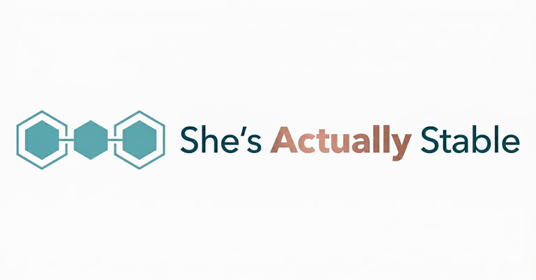 She's Actually Stable logo
