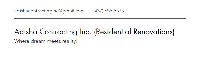 Adisha Contracting Inc. logo