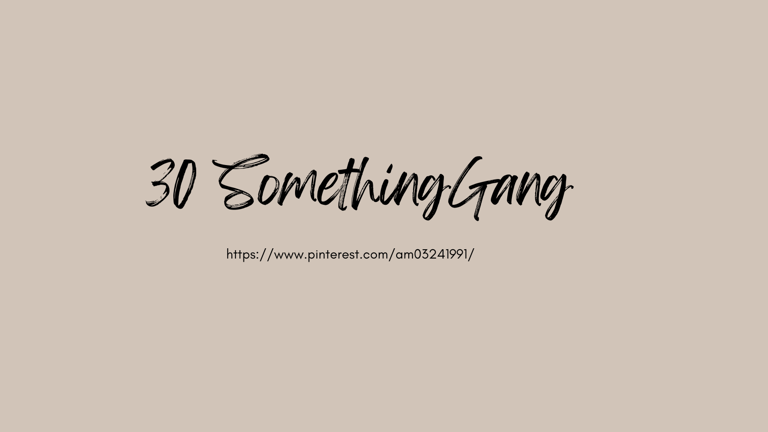The 30 Something Gang logo