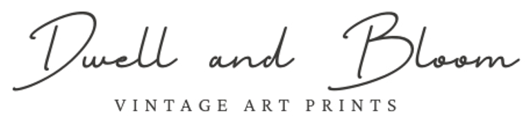 Dwell and Bloom Prints logo