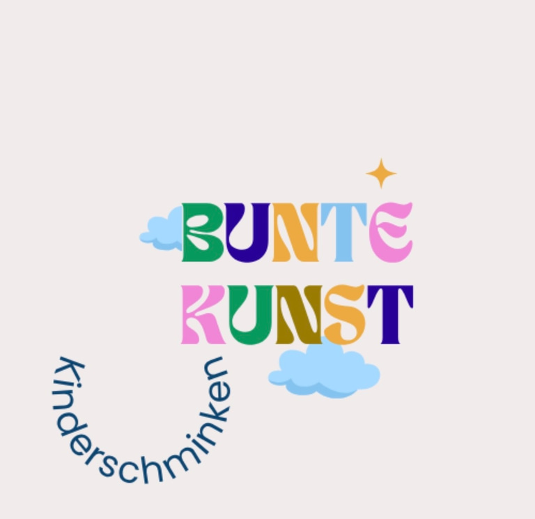 buntekunst kinderschminken logo