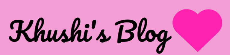 Khushi's Blog logo