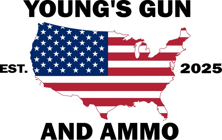 YOUNG'S GUN AND AMMO logo