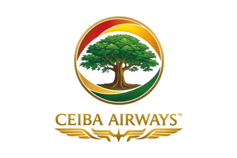 Ceiba Airways© |Conectando Guinea Ecuatorial con África. Conectando Guinea Ecuatorial con el mundo. logo