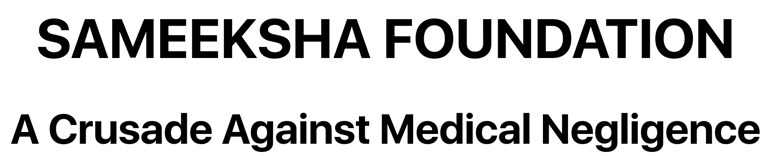 SAMEEKSHA FOUNDATION- A Crusade Against Medical Negligence logo