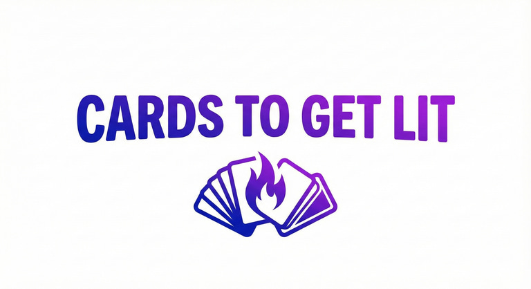 CARDS TO GET LIT logo