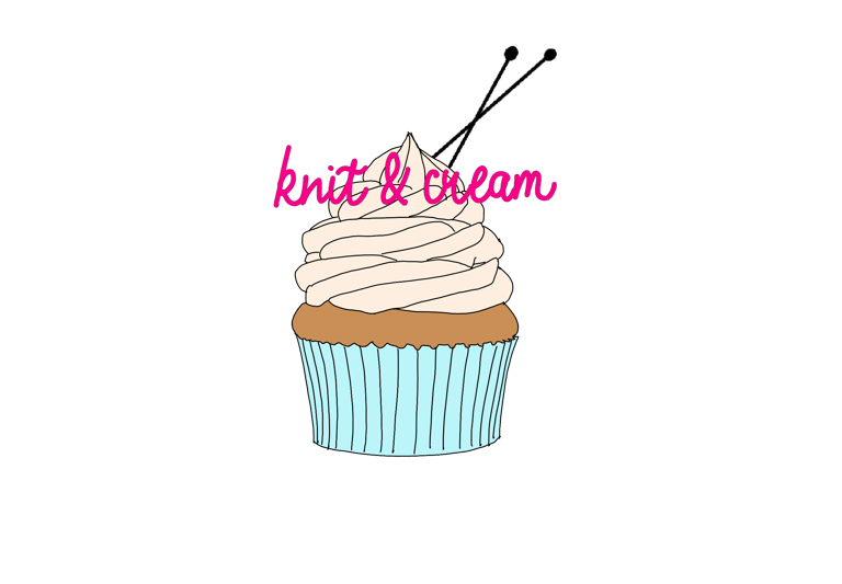 Knit and cream logo