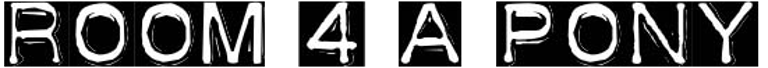 Room4aPony coverband logo