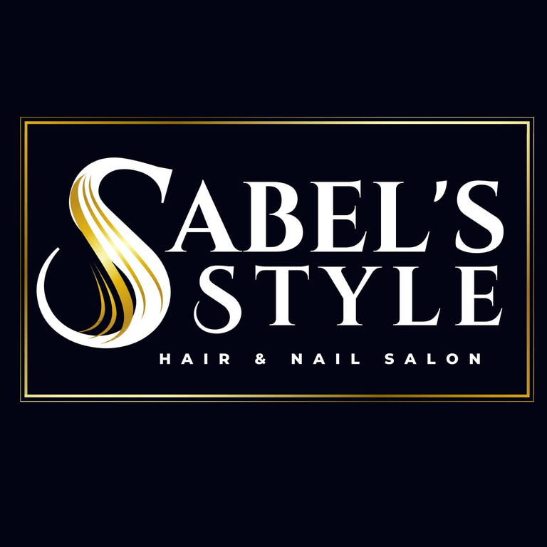 sabel style hair expert and beauty wellness logo