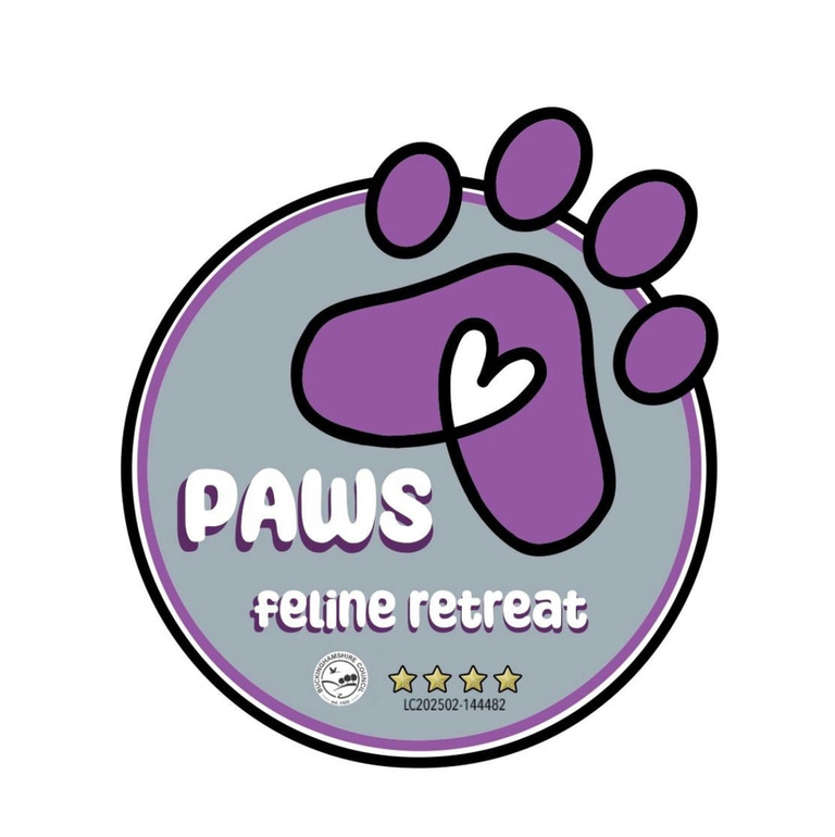 Paws Feline retreat logo